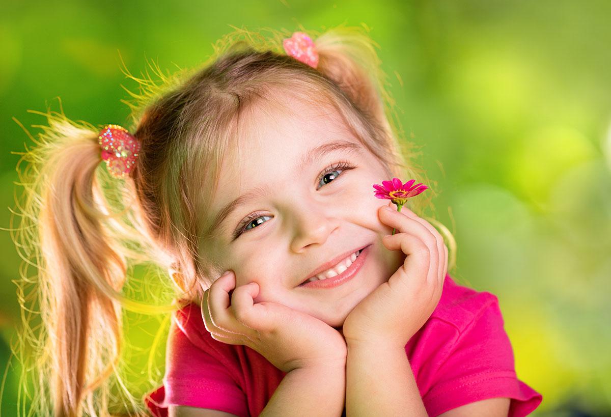 Happy child after Orofacial Myofunctional Therapy